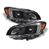 For 2015-2021 Subaru WRX OE Style Projector Headlights Black Housing Assembly