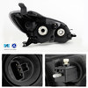 Fits 2009 2010 2011 2012 2013 Toyota Matrix Left+Right Side Black Headlights