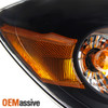 Fits 2009 2010 2011 2012 2013 Toyota Matrix Left+Right Side Black Headlights