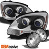 Fits 2007-2012 GMC Acadia Headlights +Fog Lights Lamps w/Bulbs 07 08 09 10 11 12
