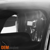 Fit 06-09 Ford Fusion Black Headlights Lamps Replacement Left+Right 2006-2009