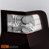 Fit 06-10 Jeep Commander SUV Black Headlights + Dark Red Tail Lights Combo