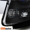 Fit 07-12 Acadia Black Bezel Projector Headlights + Red Clear Outer Tail Lights