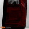 Fit 2014-2018 Chevy Silverado Pickup Dark Red L+R Tail Lights Pair Replacement