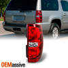 Fits 2007-2014 Tahoe Suburban Red Clear Passenger/Right Tail Lights Replacement
