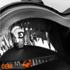 Fit 2008-2010 Jeep Grand Cherokee *Halogen Type* Black Headlights L+R Lamps