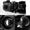 Fits 06-10 H3 H3T Black Headlight w/ Amber Corner Signal Driver Side Replacement