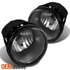 Fits 05-07 Grand Cherokee Black Bezel Headlights Replacemnet + Smoke Fog Lights