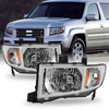 Fits 06-14 Honda Ridgeline  Replacement Clear Headlights Left + Right Headlamps