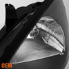 Fit 2000 2001 2002 2003 2004 Ford Focus Black Headlights Left+Right Light Lamps