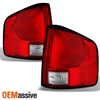 Fit 94-04 S10 Somona 96-00 Hombre Red Clear Tail Lights Brake Lamps Replacement