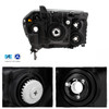 Fit 09-11 Pilot Black Headlights Replacement + Dark Red Tail Lights