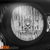 Fit 09-11 Pilot Black Headlights Replacement + Dark Red Tail Lights