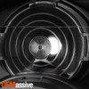 For 2007-2014 GMC Yukon/Yukon XL Denali Hybrid Amber OE Style Black Headlights
