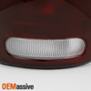 Fit 96-03 Dodge Caravan Durango Plymouth Voyager Dark Red Taillights Replacement