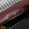 Fit 96-03 Dodge Caravan Durango Plymouth Voyager Dark Red Taillights Replacement