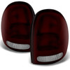 Fit 96-03 Dodge Caravan Durango Plymouth Voyager Dark Red Taillights Replacement