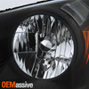 Fit 2005 2006 2007 Odyssey Black Bezel Headlights Replacement + Fog Light+Switch