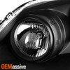 Fit 2005 2006 2007 Odyssey Black Bezel Headlights Replacement + Fog Light+Switch