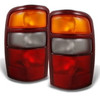 Fit 00-06 Suburban Yukon Tahoe Red Amber Tail Lights Brake Lamp Replacement Pair