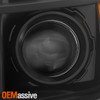 Fit 06-08 Honda Pilot Black Bezel Projector Headlights Headlamps Replacement