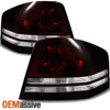 Fit 08-10 Dodge Avenger Dark Red Taillights Left & Right Side Replacement