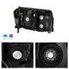 Fits 2009 2010 2011 Pilot SUV Black Headlights Lamp Light Replacement Left+Right