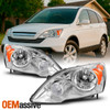 Fit 2007 2008 2009 2010 2011 Honda CRV CR-V Left + Right Headlights Lamps