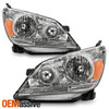 Fit 2005-2007 Honda Odyssey Headlights Headlamps Left+Right Replacement 05 06 07