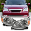 Fit 2005-2007 Honda Odyssey Headlights Headlamps Left+Right Replacement 05 06 07