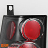 Fit 2003-14 Chevy Express GMC Savana 1500 | 03-2024 2500 3500 Black Tail Lights