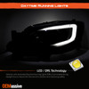 Fit 2008-2014 Impreza WRX LED DRL SWITCHBACK Signal Black Projector Headlights