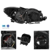 For 15-21 WRX Black LED DRL Sequential Projector Headlight+Full LED Tail Light
