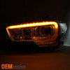 Fits 16-23 Toyota Tacoma TRD Limited Sequential LED Square Projector Headlights