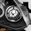 Fits 2010 - 2013 Altima Coupe Black Left Side Halogen Type Projector Headlight
