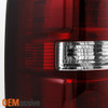 Fit 2014-2018 GMC Sierra 1500|2500|3500HD Dark Smoked Tail Lights Replacement