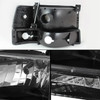 Fit 1992 1993 1994 1995 1996 Bronco F150 F250 F350 Black Headlights & Taillights
