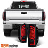 [Black]Fits 2014-2020 Tundra LED DRL Projector Headlights+Smoked LED Tail Lamp