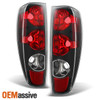 Fit 2004-2012 Colorado Canyon Pickup Black Tail Lights Lamps Assembly Left+Right