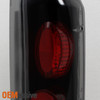 Fit 1992-1996 Bronco F150 F250 F350 Black Headlights & Black Smoke Taillights