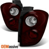 Fit 2010-2015 Equinox Dark Red Tail Lights Driver + Passenger Side Replacement