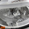 Fits 2002-2003 Subaru Impreza Outback RS TS WRX DRL LED Strip Chrome Headlights