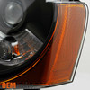 Fit Black 2008 2009 2010 Jeep Grand Cherokee Halogen Projector Headlights L+R
