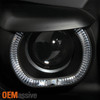 *GAZE* Fits 07-13 Tundra Black Headlights+Black Smoked LED Tail Lights Set