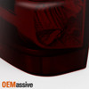 Fit 2007-2014 Chevy Tahoe Suburban Dark Red Tail Lights Left+Right Replacement