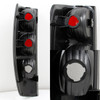 Fit 2004-2012 Colorado Canyon Black Smoked Tail Lights Lamps Assembly Left+Right