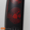 Fit 2004-2012 Colorado Canyon Black Smoked Tail Lights Lamps Assembly Left+Right