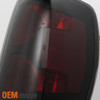 Fit 2004-2012 Colorado Canyon Black Smoked Tail Lights Lamps Assembly Left+Right