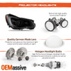 For Smoked 12-16 Subaru Impreza 16 Crosstrek Projector Headlight w/DRL Led Tube