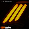 For Smoked 10-12 Fusion LED Sequential Turn Signal DRL Projector Headlight